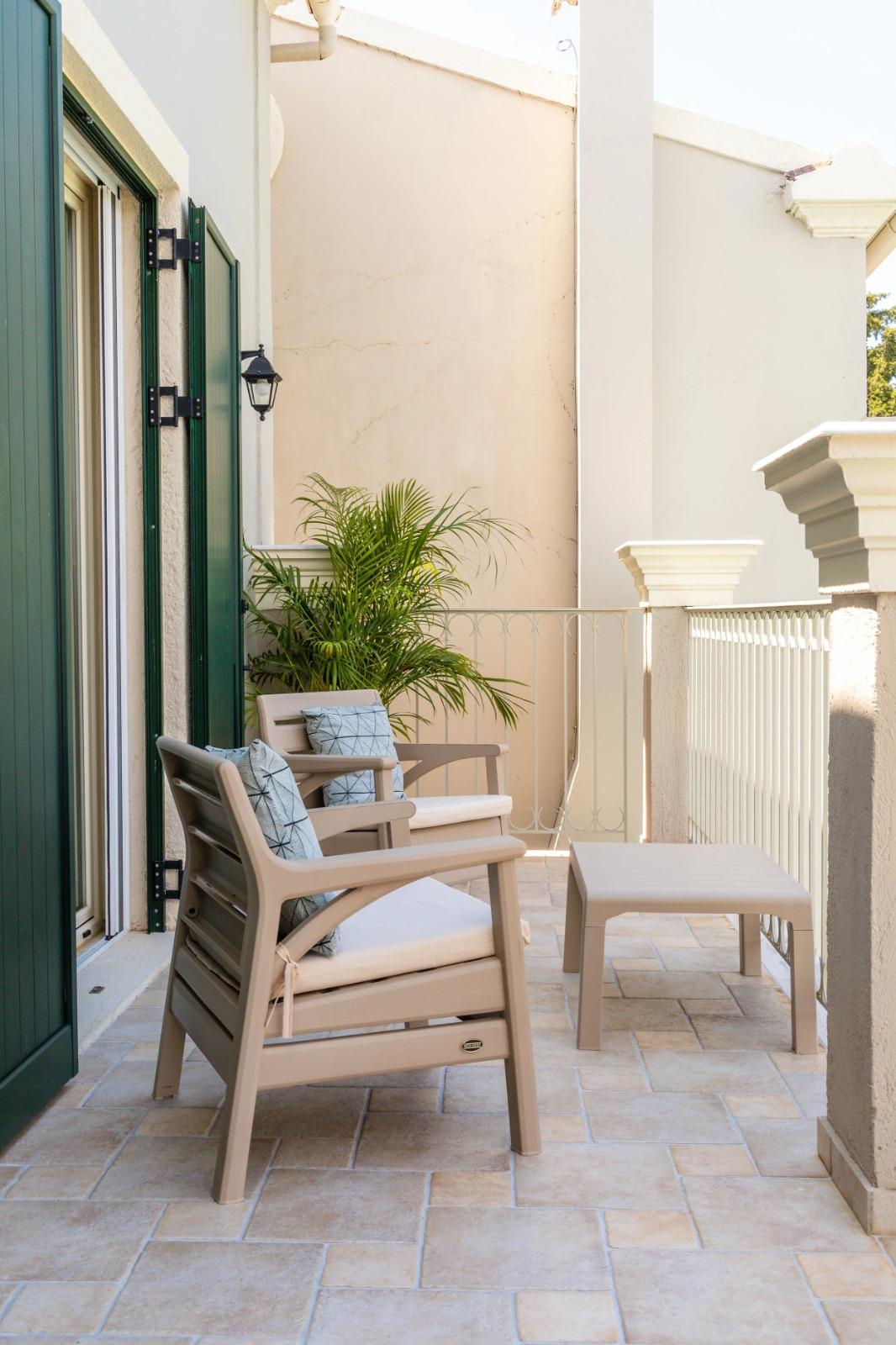 Villa terrace in Kassiopi